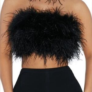 Naked wardrobe Ruffle My Feathers Tube Top